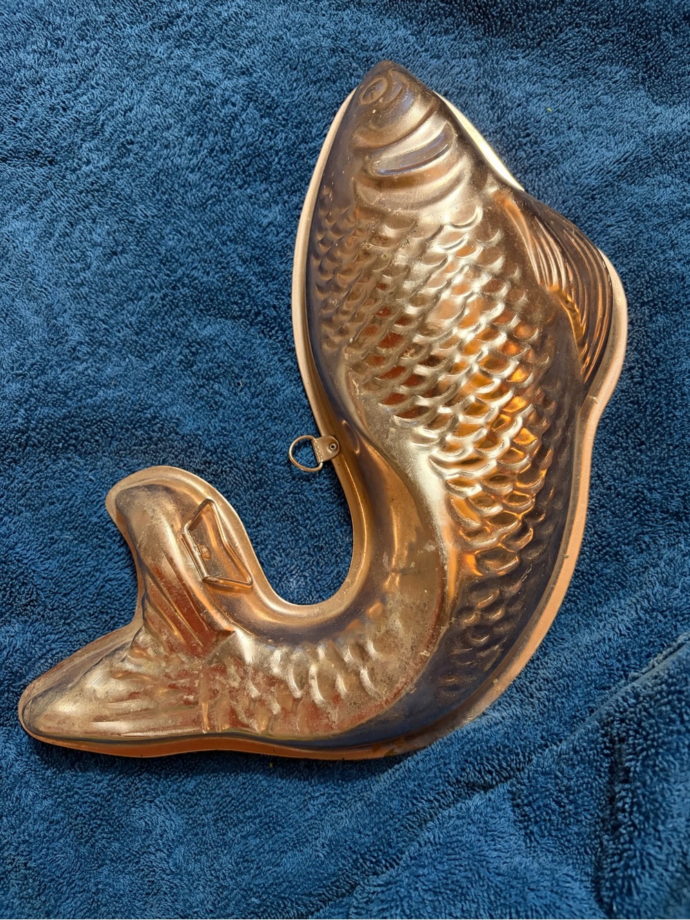 Copper Fish Mold Wall Decor - Copper Finish